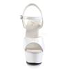 Pleaser - KISS209 Sandale à bride à la cheville - Blanc Product image
